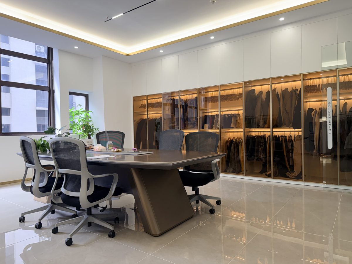Golden Shine conference room and sample showroom